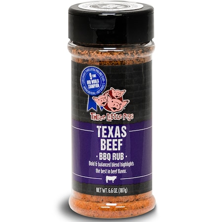 Three Little Pigs Three Little Pigs Texas Beef BBQ Rub 6.6 oz OW71200